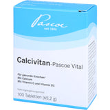 Calcium and vitamins C and D3, CALCIVITAN Pascoe Vital tablets