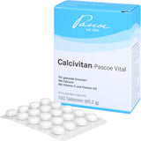 Calcium and vitamins C and D3, CALCIVITAN Pascoe Vital tablets