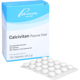Calcium and vitamins C and D3, CALCIVITAN Pascoe Vital tablets
