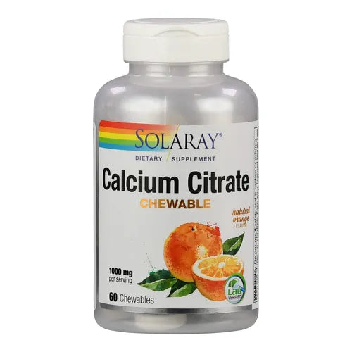 Calcium citrate chewable tablets