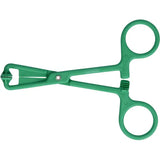 Catheter clamp scissor-shaped plastic