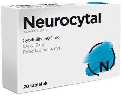 Citicoline, zinc, vitamin B2, Neurocytal