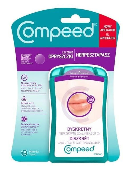 Compeed Discreet Cold Sore Treatment Patch