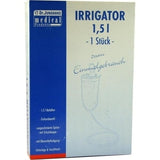 Complete 1.5 l irrigator for single use, with base