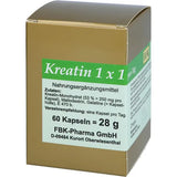 Creatine 1x1 per day Capsules 60 count