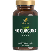 Curcumin and piperine, turmeric curcumin, CURCUMA 3000 organic capsules
