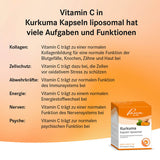 Curcumin and Vitamin C, Liposomal turmeric capsules