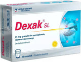 DEXAK SL 0.025 g granules for oral solution x 20 sachets, blocking the activity of cyclooxygenase