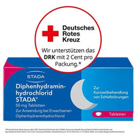 DIPHENHYDRAMINE HYDROCHLORIDE STADA 50 mg tablets