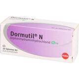 DORMUTIL N tablets 20 pc Diphenhydramine hydrochloride
