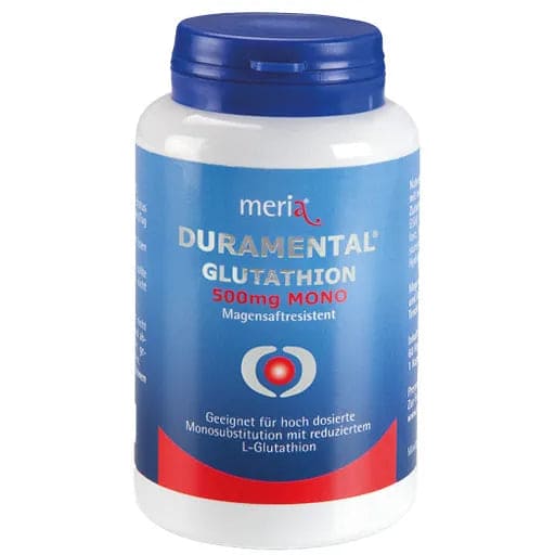 DURAMENTAL Glutathione 500 mg gastro-resistant capsules