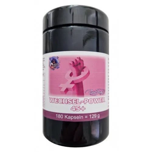 Damiana, Catuaba, Maca, Ashwagandha, Red clover, Milk thistle, Change Power 45 +