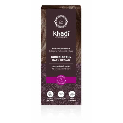 Dark brown hair color