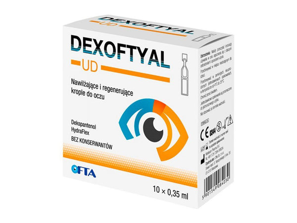 Dexoftyal UD eye drops 10 single-dose minims 0.35 ml