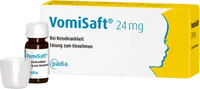 Dimenhydrinate, motion sickness, VOMISAFT 24 mg oral solution UK