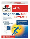 Doppelherz Aktiv Magnesium B6-400 Ultra Fast x 20 sachets