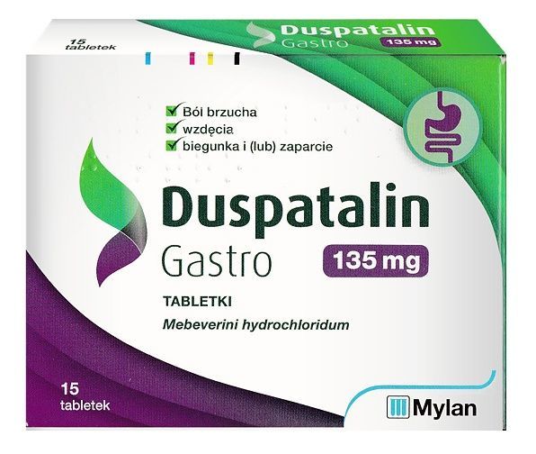 Duspatalin Gastro 0.135 g 15 tablets
