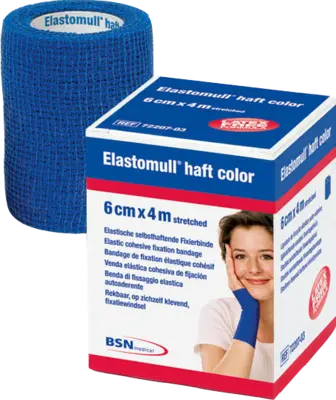 ELASTOMULL haft color 8 cmx20 m fixing tape blue