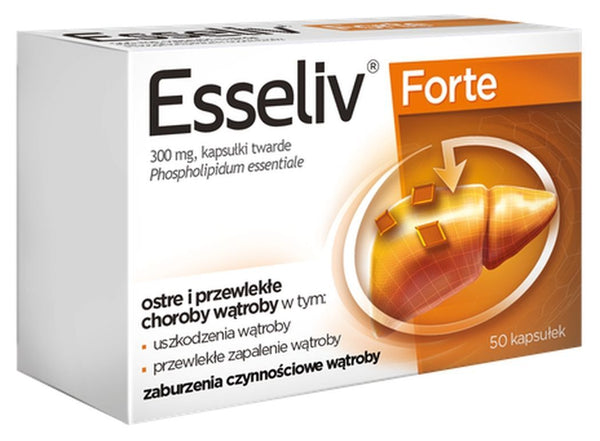 ESSELIV Forte, alcoholic hepatitis, liver failure, liver damage symptoms