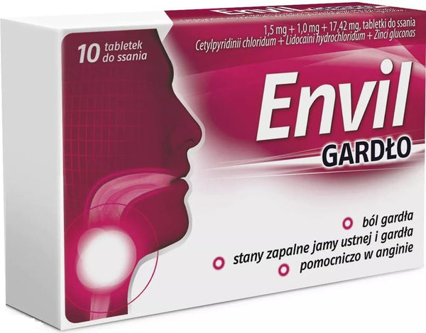Envil Throat 20 angina lozenges