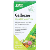 Extracts of Cucurma, artichoke, milk thistle and chamomile GALLEXIER Herbal Tablets