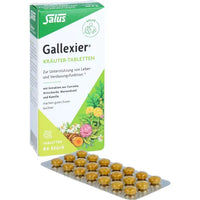 Extracts of Cucurma, artichoke, milk thistle and chamomile GALLEXIER Herbal Tablets