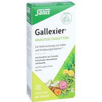 Extracts of Cucurma, artichoke, milk thistle and chamomile GALLEXIER Herbal Tablets