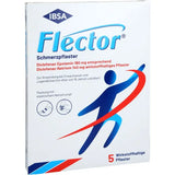 FLECTOR pain plaster + elastic fishnet stocking 5 pc band Aid, first aid kit band