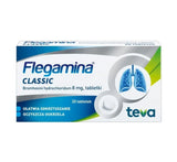FLEGAMINA 8mg x 20 tablets cystic fibrosis