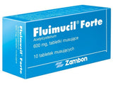 FLUIMUCIL FORTE 600mg x 10 effervescent tablets