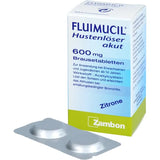 FLUIMUCIL cough reliever acute 600 acetylcysteine effervescent tablets - 2