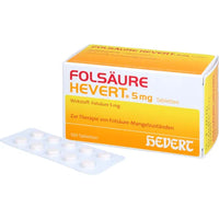 FOLIC ACID HEVERT 5 mg tablets 100 pcs