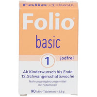 FOLIO 1 basic iodine-free film-coated tablets UK