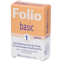 FOLIO 1 basic iodine-free film-coated tablets UK