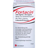 FORTACIN spray for applications also skin 5 ml lidocaine and prilocaine