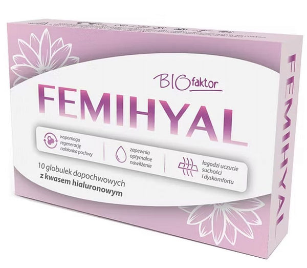 Femihyal 10 vaginal suppositories