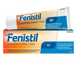 Fenistil gel 30g Itching, Irritation, Pain, Stings, Bites, Urticaria, Minor Burns, Rashes