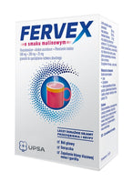 Fervex raspberry flavor, fervex malina cena 8 sachets