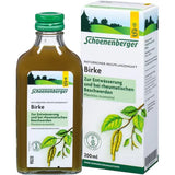 Flushing the urinary tract BIRCH JUICE Schoenenberger