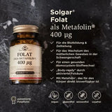 Folate Metafolin 400 µg tablets