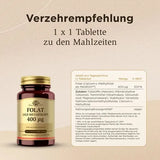 Folate Metafolin 400 µg tablets