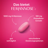 For the Bladder D-Mannose Cranberry Extract, FEMANNOSE E tablets