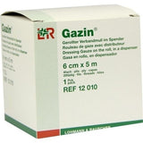 GAZIN Gauze Bandage 6 cm x 5 m, 4-ply roll