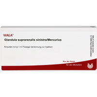 GLANDULA SUPRARENALIS sinistra, Mercurius ampoules