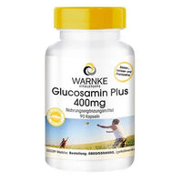 GLUCOSAMINE PLUS 400 mg capsules, hydrolyzed collagen