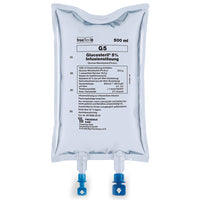 GLUCOSTERIL 5% plastic bottle infusion solution