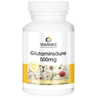 GLUTAMIC ACID, (L-glutamic acid), 500 mg capsules UK