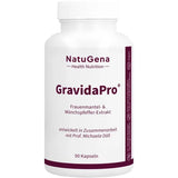 GRAVIDAPRO Folic Acid + B Vitamins + Vitamin C + Iodine Capsules, 90 count