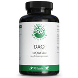 GREEN NATURALS DAO 100mg veg. for histamine reduction