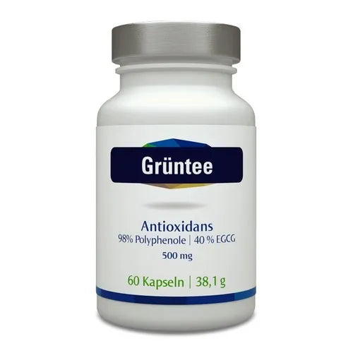 GREEN TEA 500 mg 40% EGCG Capsules